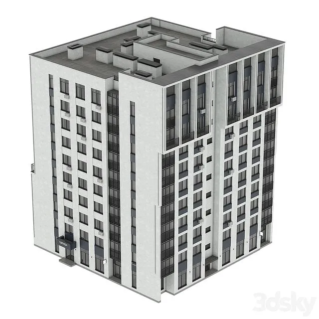 House multi-storey 3D Model