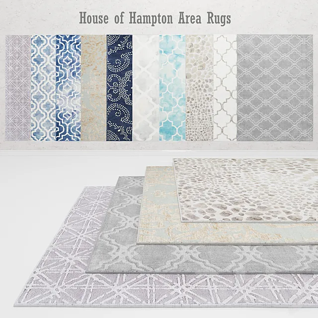 House of Hampton Area Rugs 3D Model House of Hampton Area Rugs 3D Model