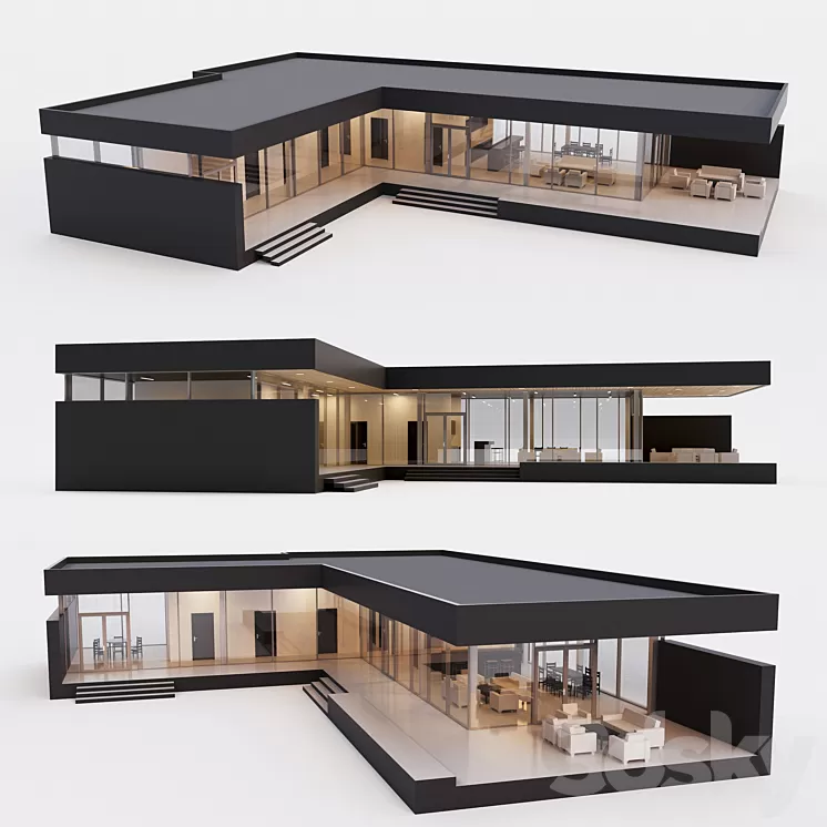 House. Villa. 2 3D Model