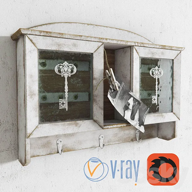 Housekeeper in the style of Provence 3DModel