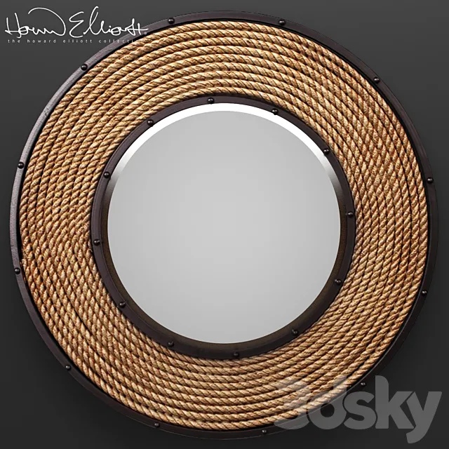 Howard Elliott South Hampton. marine. metal. round. rope. rust. rope. eco style 3DModel