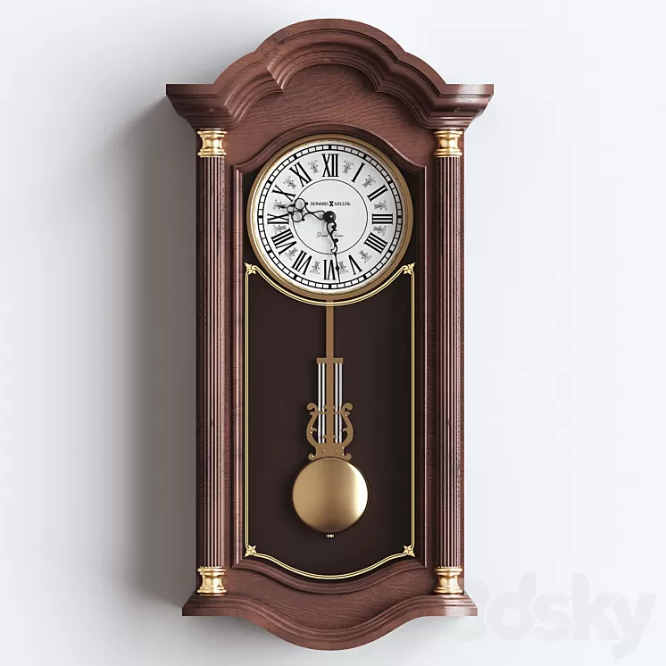 Howard Miller Lambourn I Wall Clock 3D Model