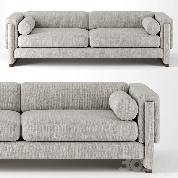 Howard Sofa by Egg Collective 3D Model Howard Sofa by Egg Collective 3D Model