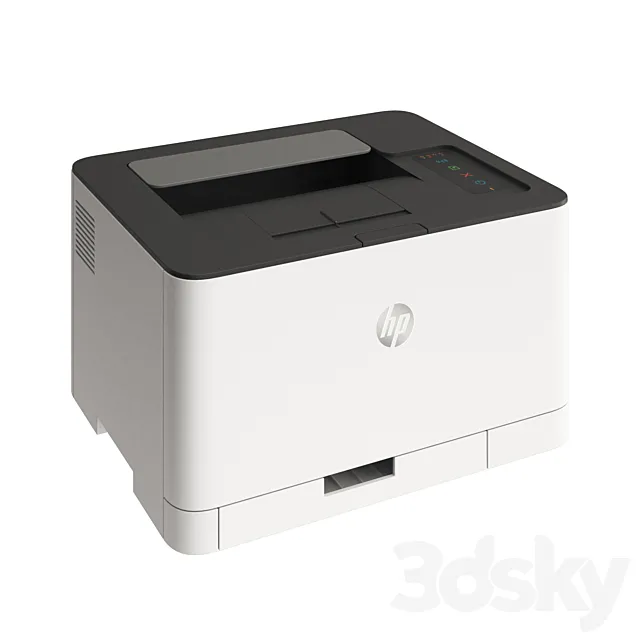 HP Color Laser 3D Model