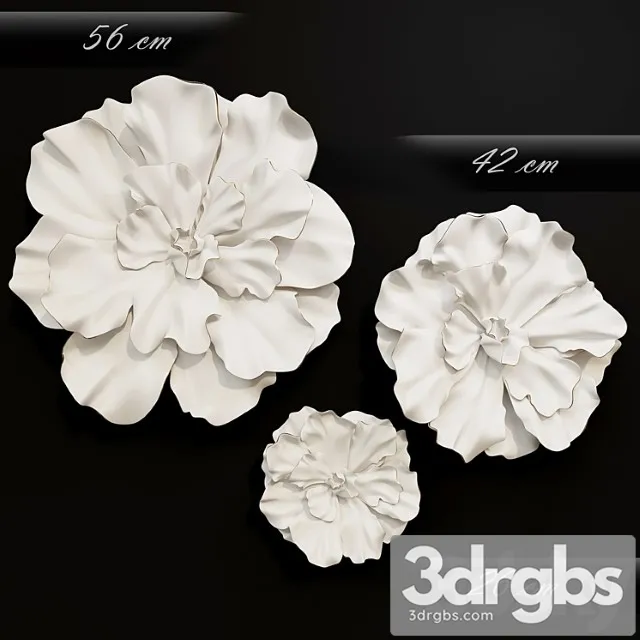 Hp decor Wall decoration Flower vol. 2 3D Model Download