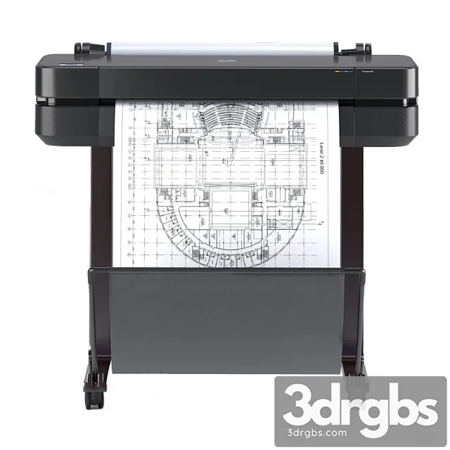 HP DesignJet T630 3D Model Download