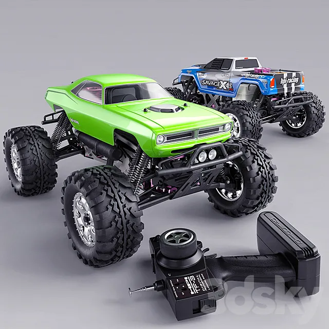 HPI Monster truck 3DModel HPI Monster truck 3DModel