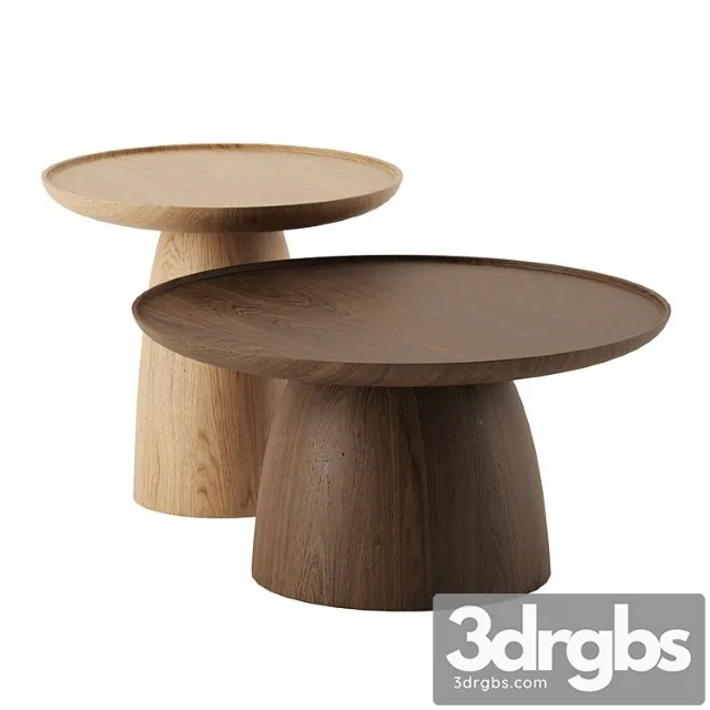 Hrib Coffee Tables By Javorina 3D Model Download