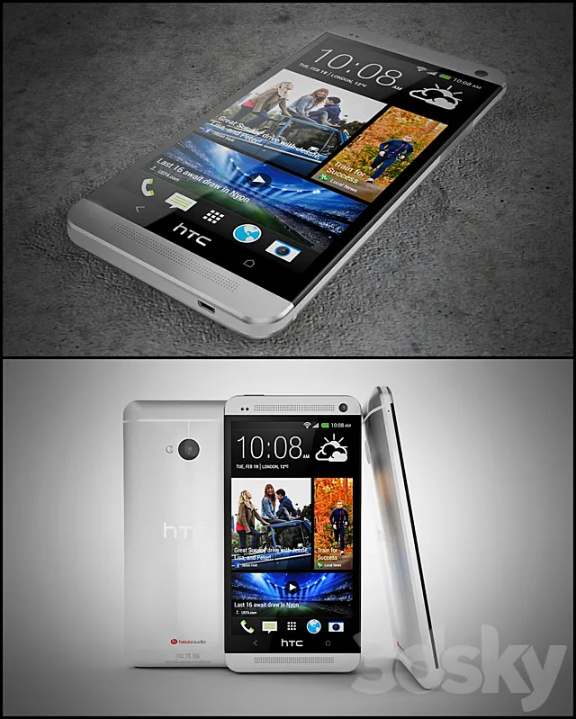 HTC one 3D Model