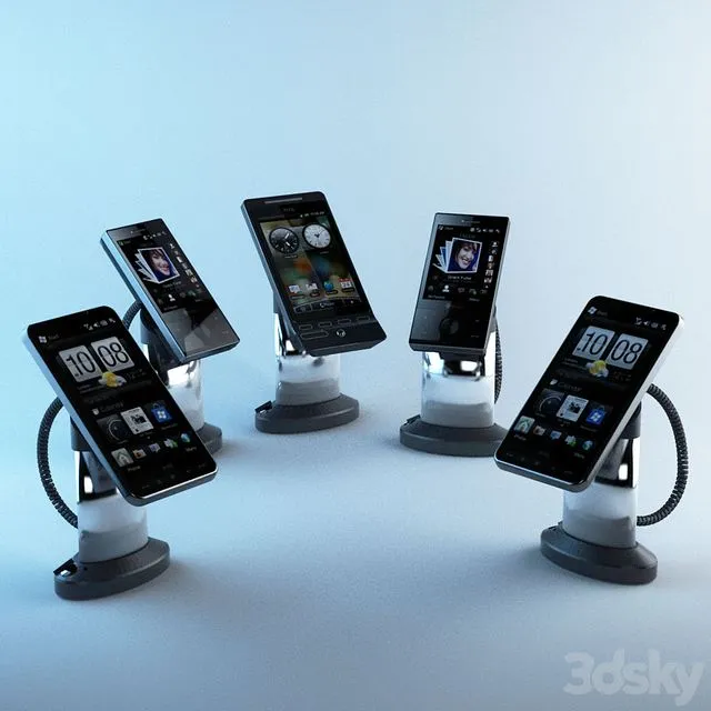 HTC Smartphones 3D Model