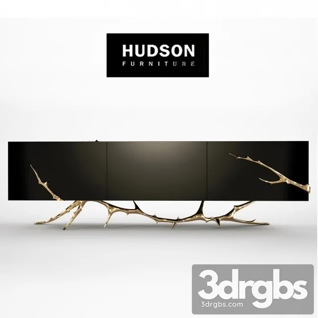 Hudson Funiture Meta Credenza 3D Model Download