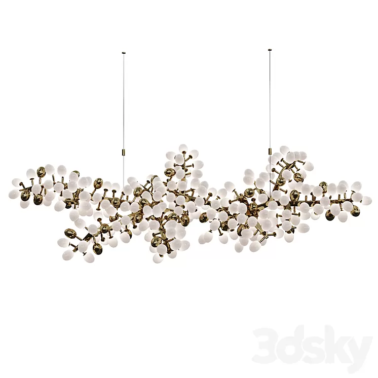 Hudson furniture HORIZONTAL VALIANT Chandelier 3D Model Hudson furniture HORIZONTAL VALIANT Chandelier 3D Model