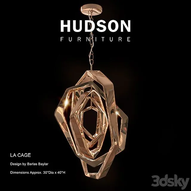 HUDSON LA CAGE by Barlas Baylar 3D Model HUDSON LA CAGE by Barlas Baylar 3D Model