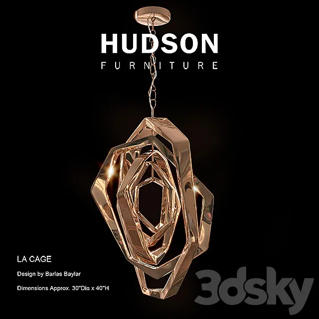 HUDSON LA CAGE by Barlas Baylar 3DModel HUDSON LA CAGE by Barlas Baylar 3DModel