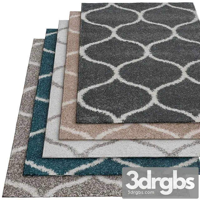 Hudson shag rug – safavieh 3D Model Download