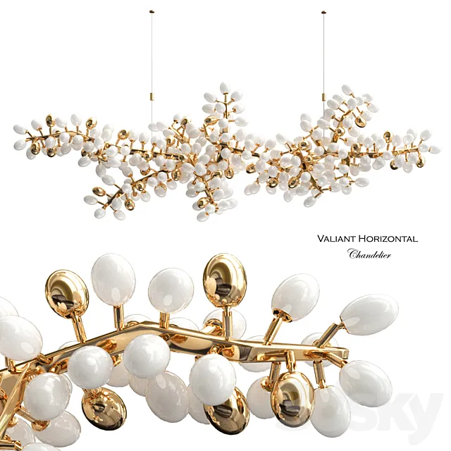 Hudson Valiant Horizontal Chandelier 3DModel