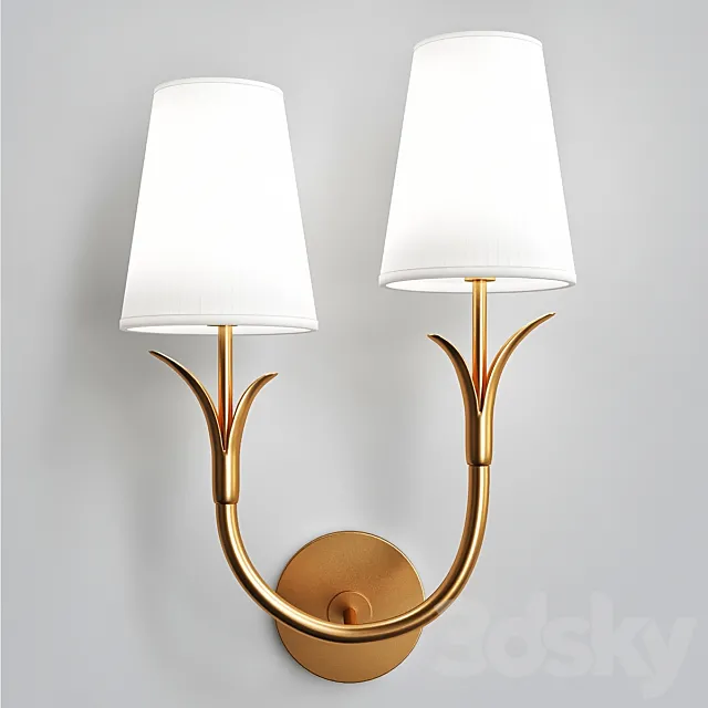 Hudson Valley 9402L Deering 12 Inch Wide Wall 3DModel