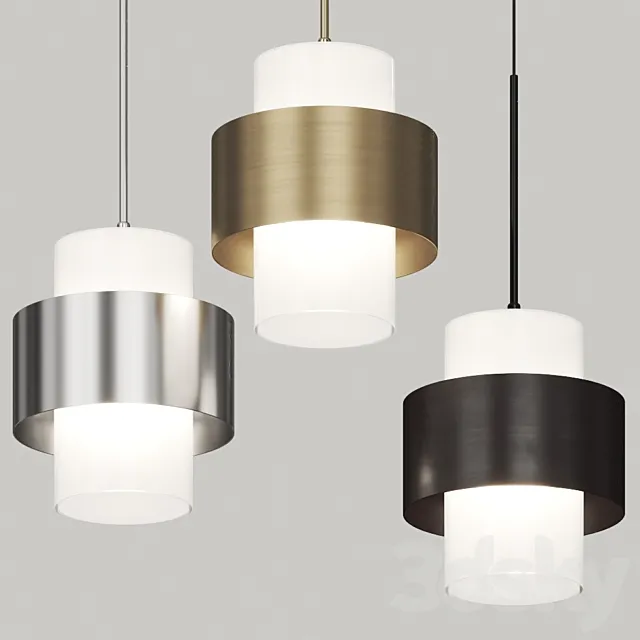 Hudson Valley Corinth Pendant Lamps 3D Model
