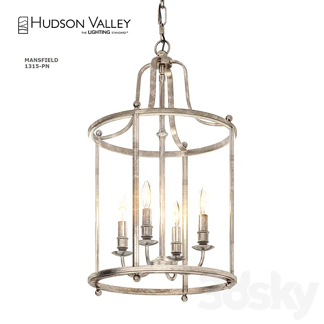 Hudson Valley Lighting Mansfield Transitional Foyer Light HV-1315 3DModel Hudson Valley Lighting Mansfield Transitional Foyer Light HV-1315 3DModel