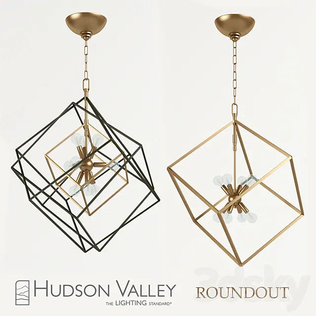 Hudson Valley Roundout Chandeliers 3D Model