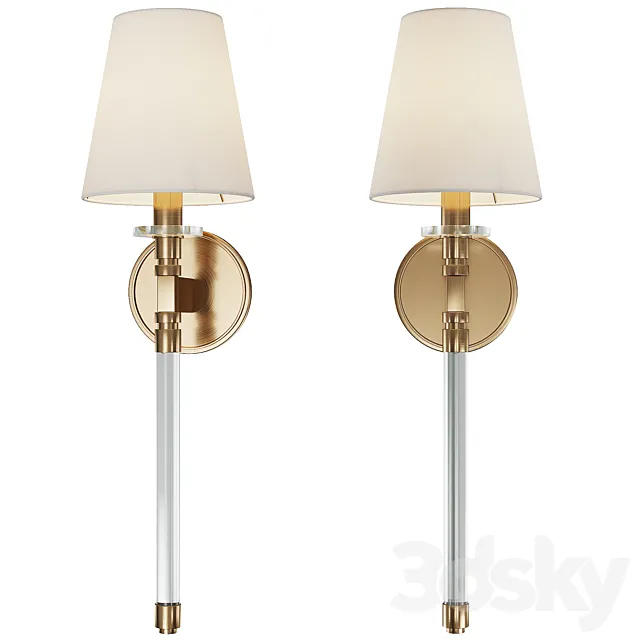 Hudson Valley Sconce Blixen 5410-AGB 3DModel