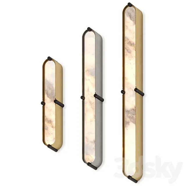 Hudson Valley Tribeca Wall Lamps 3D Model Hudson Valley Tribeca Wall Lamps 3D Model