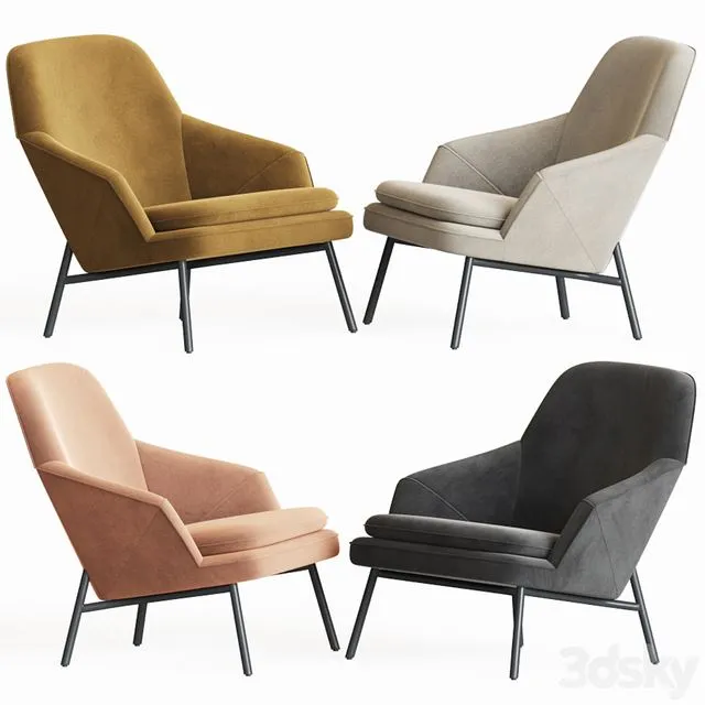 Hug Armchair Verketinterior 3D Model