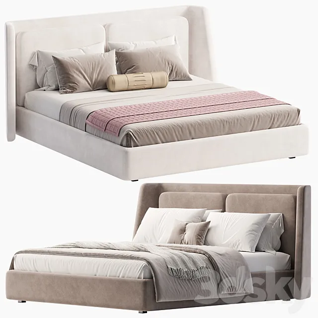 HUG Bed By Sicis 3D Model HUG Bed By Sicis 3D Model