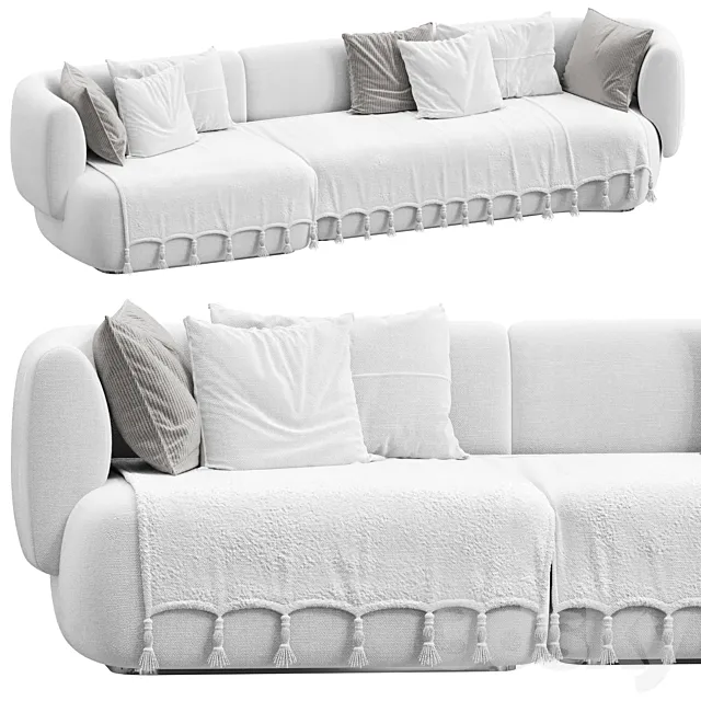 Hug Modular Sofa Collector 3DModel Hug Modular Sofa Collector 3DModel