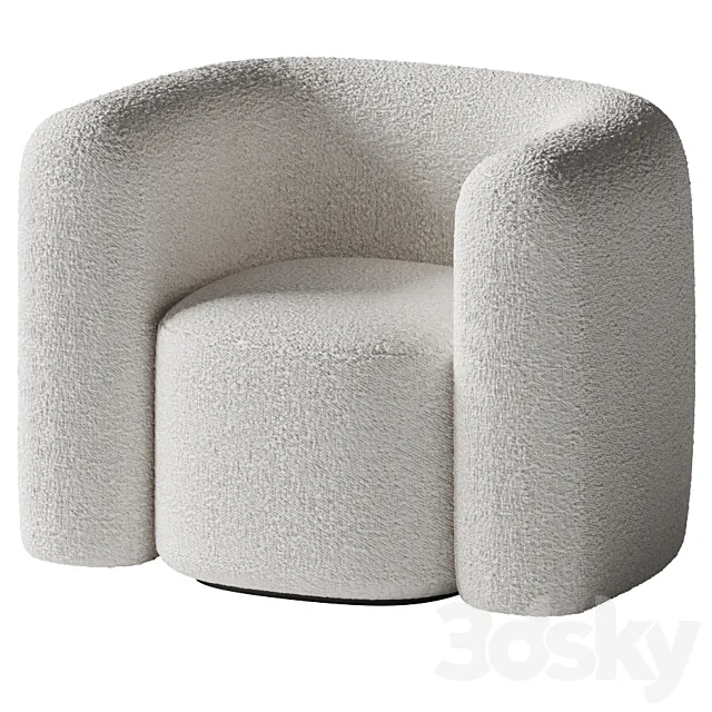 Hugger Chair by Leanne Ford – Crate and Barrel 3D Model
