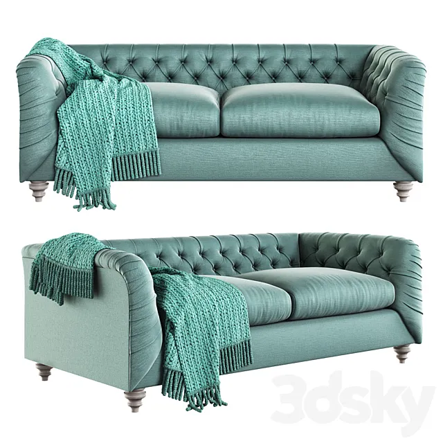 Hugo chesterfield sofa 3DModel Hugo chesterfield sofa 3DModel