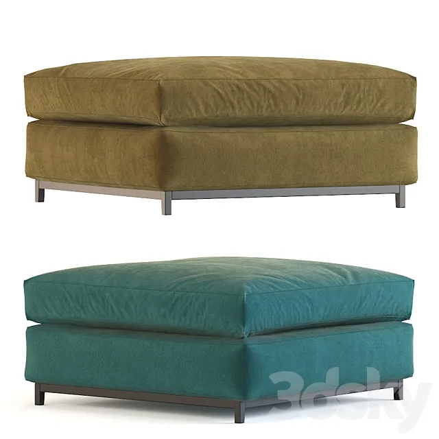 Hugo ottoman 3D Model Hugo ottoman 3D Model