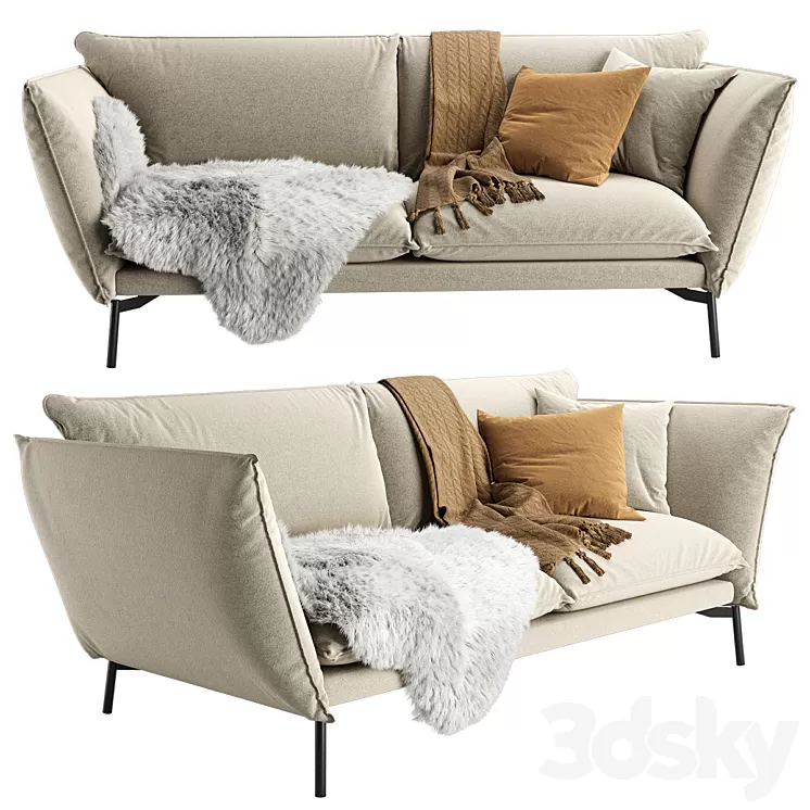 Hugo Sofa 3D Model