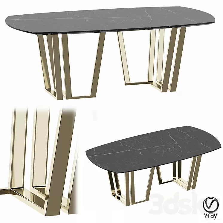 Hugo table from My Imagination Lab 3D Model Hugo table from My Imagination Lab 3D Model