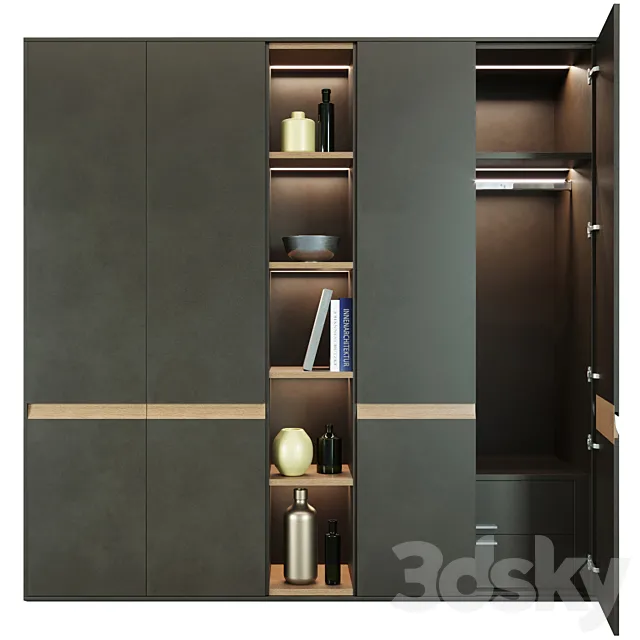 Hulsta Design F wardrobe 3DModel Hulsta Design F wardrobe 3DModel