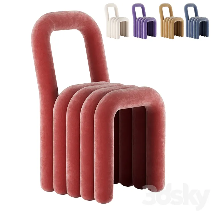 Hulu chair 3D Model Free Download