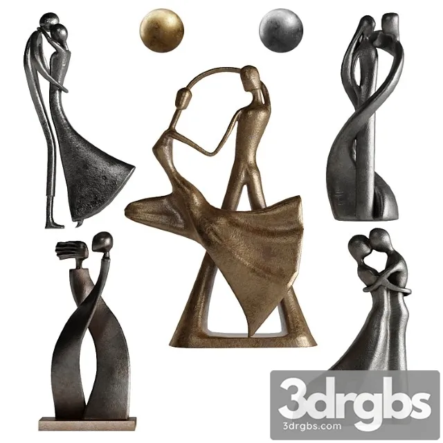 Human abstract sculptures 6 love position Human abstract sculptures 6 love position