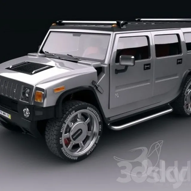 Hummer H2 3D Model