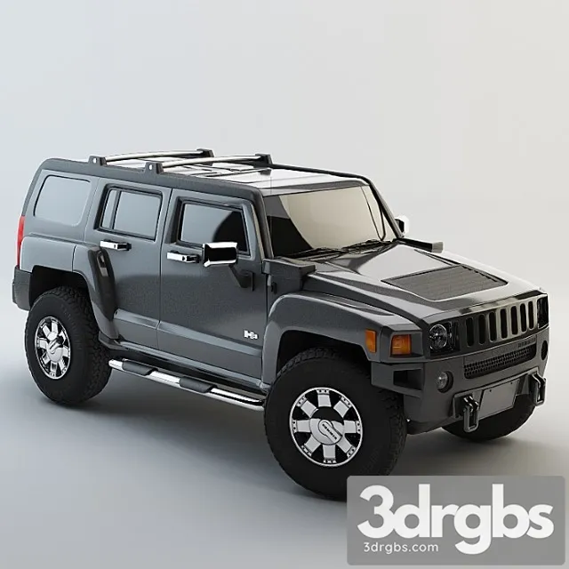 Hummer h3 3D Model Download