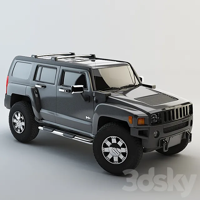 Hummer H3 3D Model