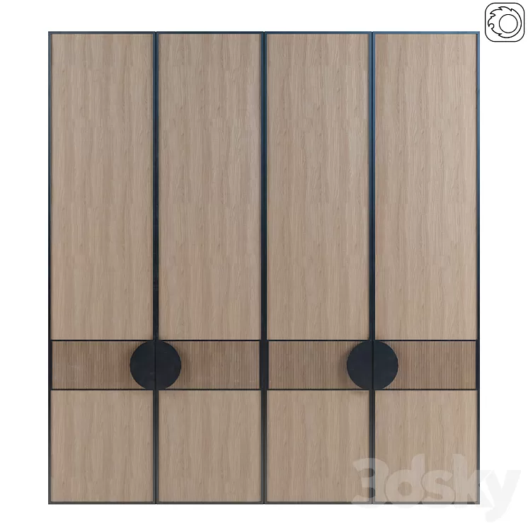 Hungry wooden closet 3D Model