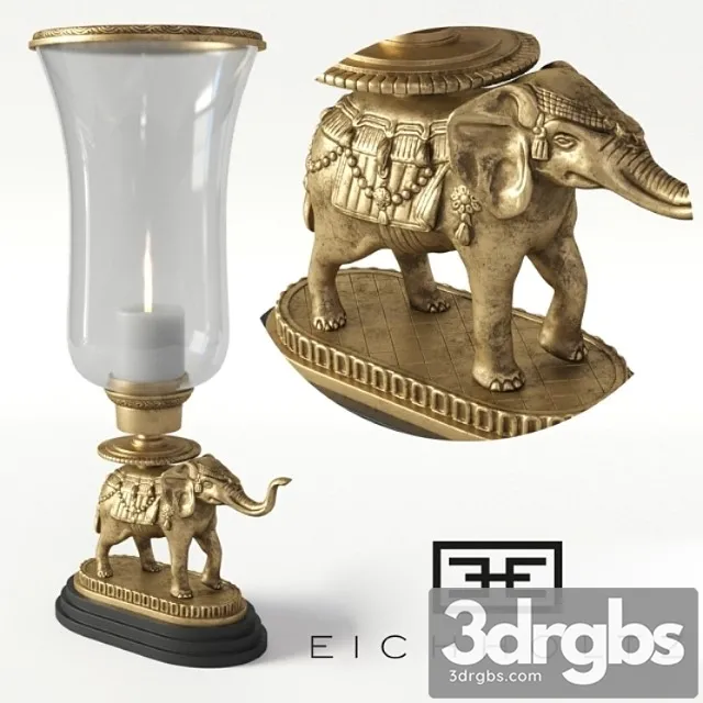 Hurricane Elephant Eichholtz 3D Model Download