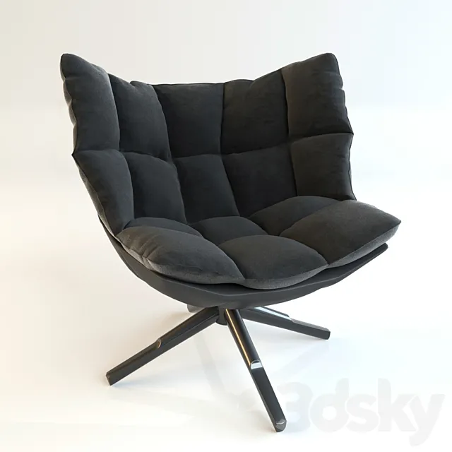 Husk armchair 3D Model