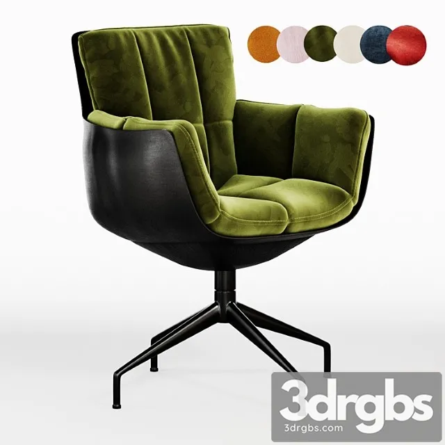 Husk b&b italia chair on trestle Husk b&b italia chair on trestle