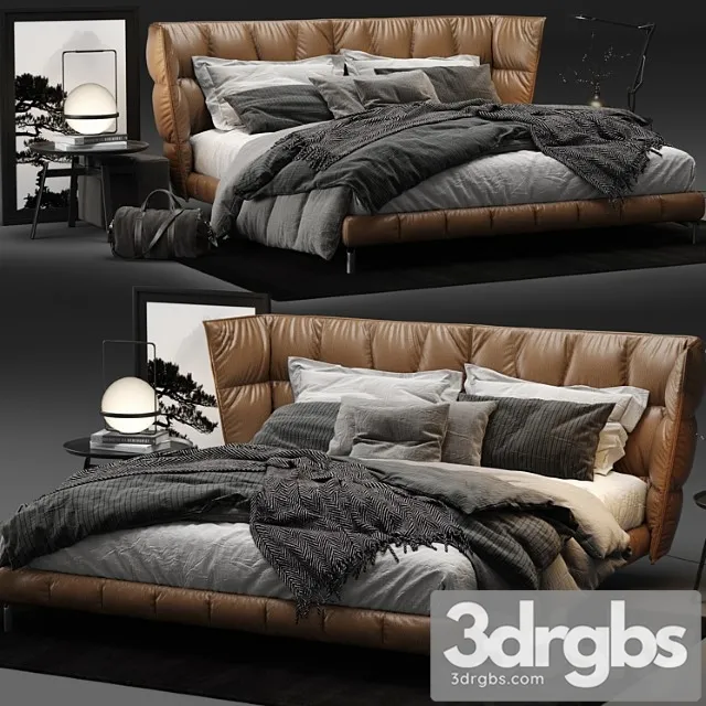 Husk Bed 3D Model Download