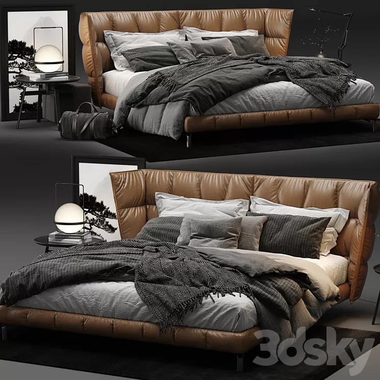 Husk Bed 3D Model
