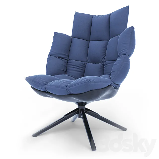 Husk Chair by Patricia Urquiola for B & B Italia 3D Model