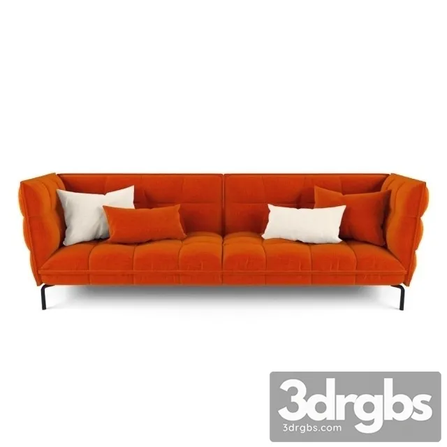 Husk Sofa 02 3D Model Download