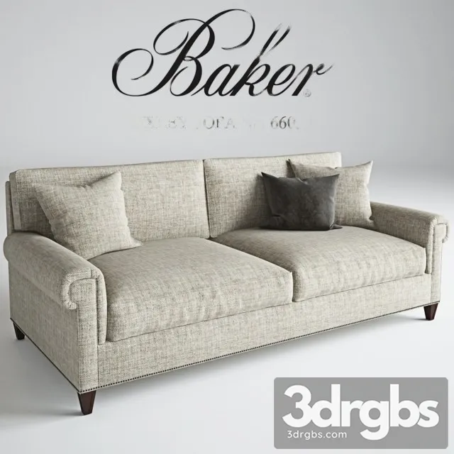 Huxley Sofa 01 3D Model Download