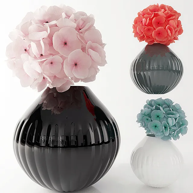 Hydrangea 3DModel Hydrangea 3DModel